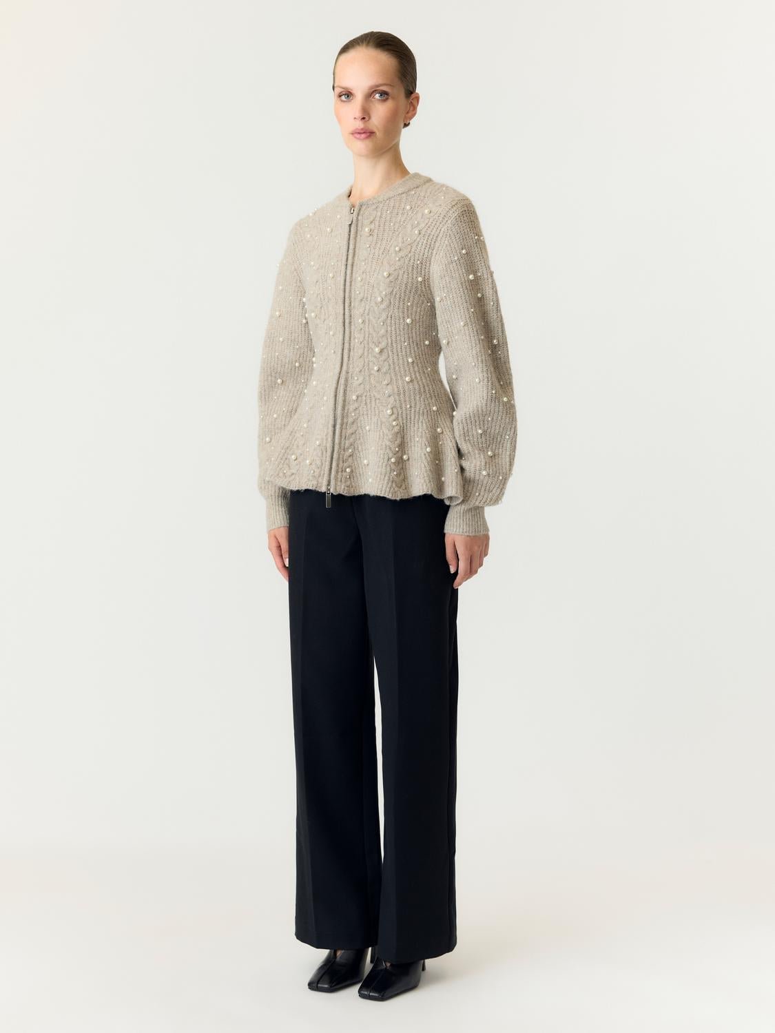 YASPEMINA Knitted Cardigan - Fungi - VERO MODA & VILA Bergvik